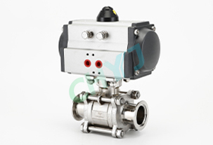 Vacuum pneumatic ball valve